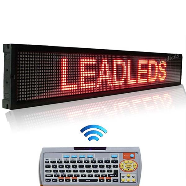 LED SUPER STORE: 3Color/RWP/P15mm/IR Outdoor Programmable Message Scrolling EMC Signs Display Reader Board 12x107 Remote Control 