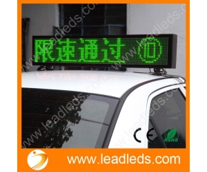 Double side waterproof led car top sign