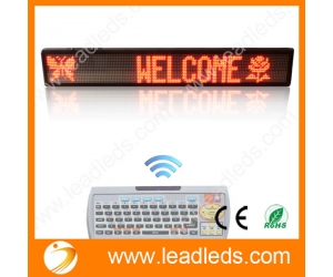 LED display with running text 