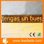 16x96 pixel Bus LED Display Screen scrolling Amber message with high brightness accept customized sizes