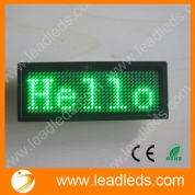 Elegant fashion scrolling publicidad led scrolling badge USB programmable(LLD180-B1236)