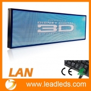 La fábrica de China Leadleds® 39 x 14 pulgadas a todo color de interior LED de visualización de video de la pantalla de mensajes muestra llevada programable, 3-en-1 LED, pantalla de vídeo Claramente / Música (voz), programa rápido por LAN