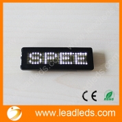 China LLD180-B724 Rechargeable LED Flashing Badge by USB or button program factory
