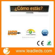 China Leadleds Led Car Sign Led Scrolling Message Sign Car Display and Windows Display factory