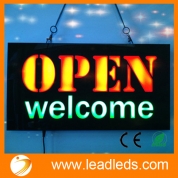 Leadleds Led неоновых Открыть Анимированные Motion Display широко используется для бизнес знак советов