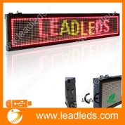 Кита Leaded RGY Tri-color 30 X 6.3-in Usb Программируемая светодиодная вывеска, Прокрутка дисплея для бизнеса завод