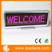 La fábrica de China Leadleds Desplazamiento Mensaje Led Señal Pantalla Junta Rechargeable USB Programmable Utilizado para los negocios