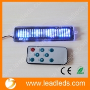 La fábrica de China Mini muestra del coche llamativo número Led placa con agujeros para la fijación firme