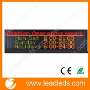 best sellers multi-language single color indoor p7.62 ali led display