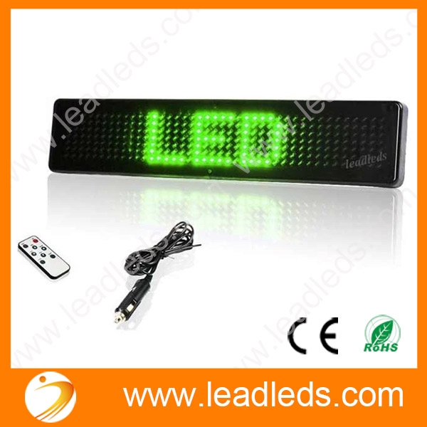car message moving scrolling led sign