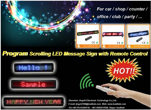 Remote Led Sign