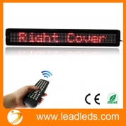 Leadleds 26" x 4" Remote Programmable Led Sign Scrolling Message Board for Your Business - Red