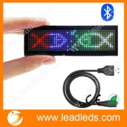 Кита Leadleds Bluetooth LED Name Badge Перезаряжаемая бирка с именем завод