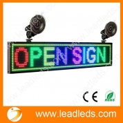 China Leadleds Led Window Signs Scrolling Message 7 Colors Wireless Sign Board Programmable factory