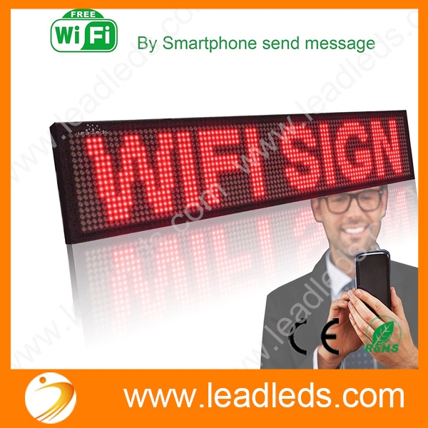thumbnail image 2 of YS P5 Programmable Full-Color LED Sign - 39"×14" (Approx. 100× 36cm) Outdoor Waterproof Scrolling Digital Message Board, Video & Image Playback, Wi-Fi & USB Control, High-Brightness Commercial Display 2 of 11